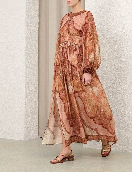 Zimmermann Red Wanderlust Midi Dress