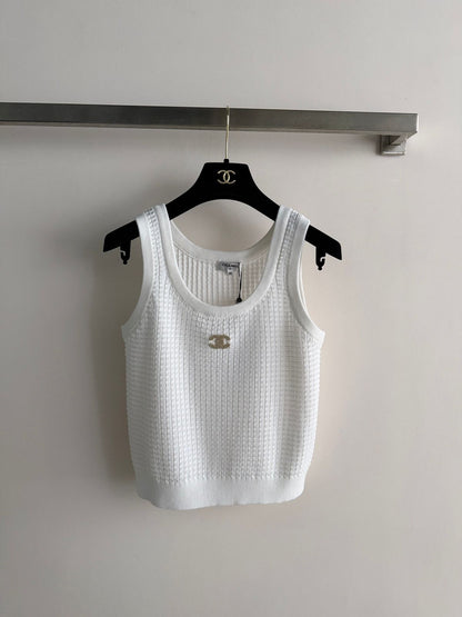 Chanel Sleeveless Tops