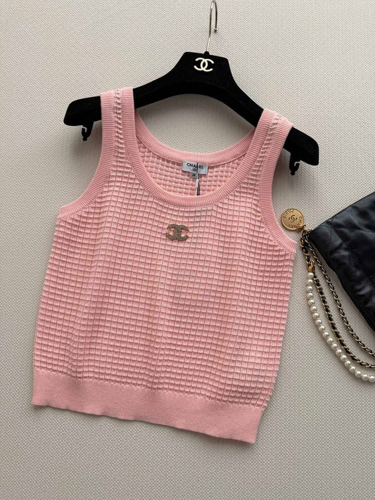 Chanel Sleeveless Tops