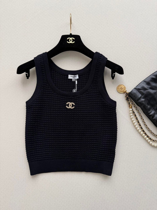 Chanel Sleeveless Tops