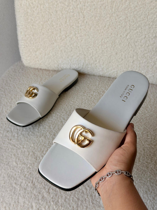 Gucci Double G slide sandals