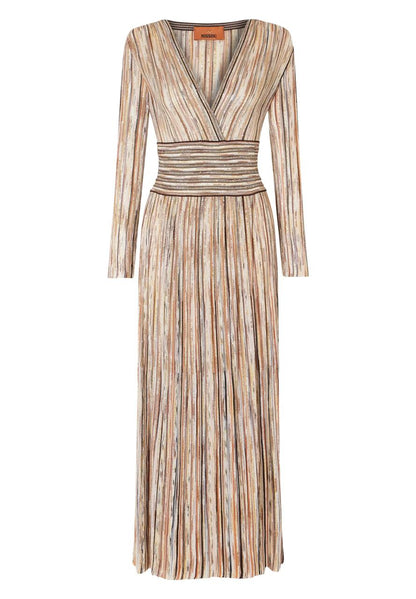 Missoni Multi Lurex Embellished Stripe Maxi Dress