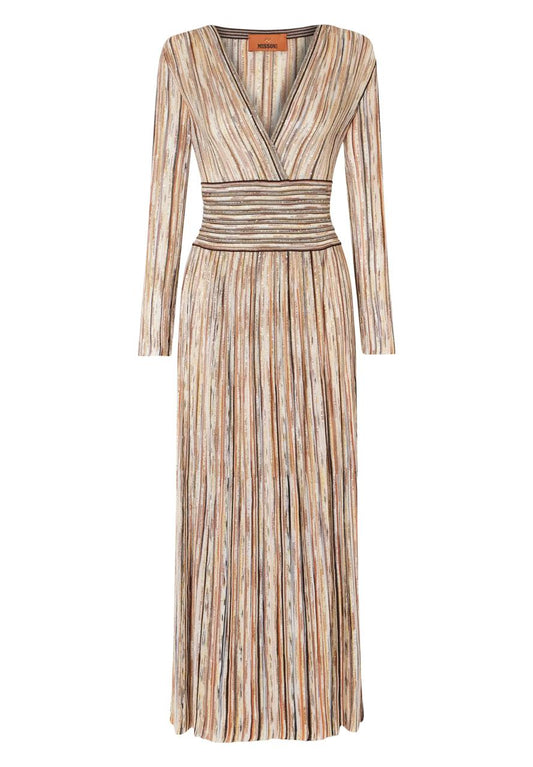 Missoni Multi Lurex Embellished Stripe Maxi Dress