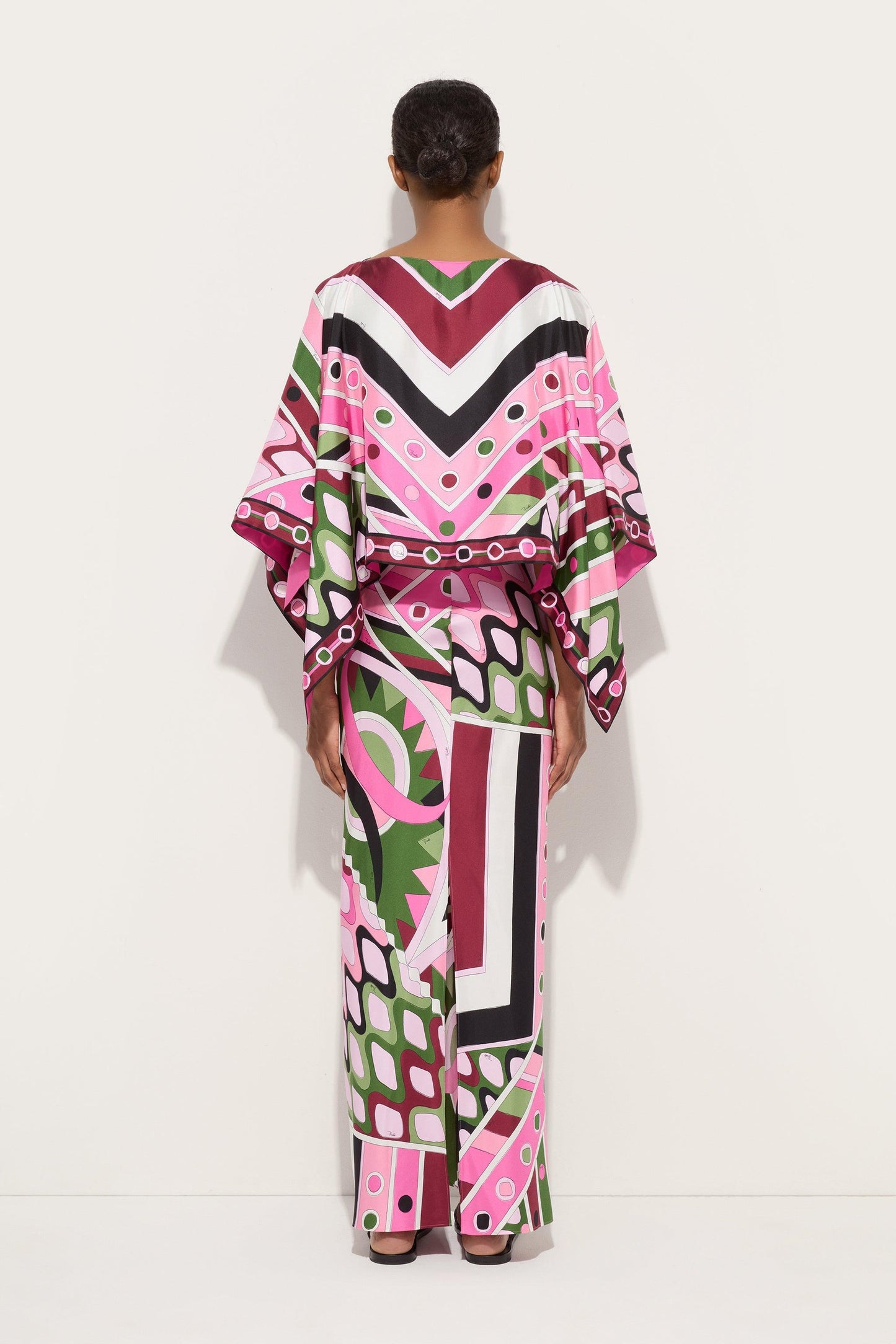 Pucci Pink Vivara-print Maxi Dress