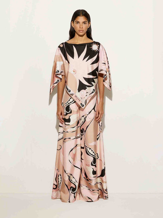 PUCCI Orchidee-print Pants | Neutrals
