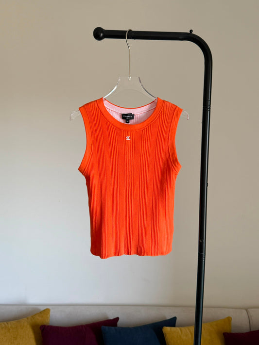 Chanel Knit Sleeveless Tank
