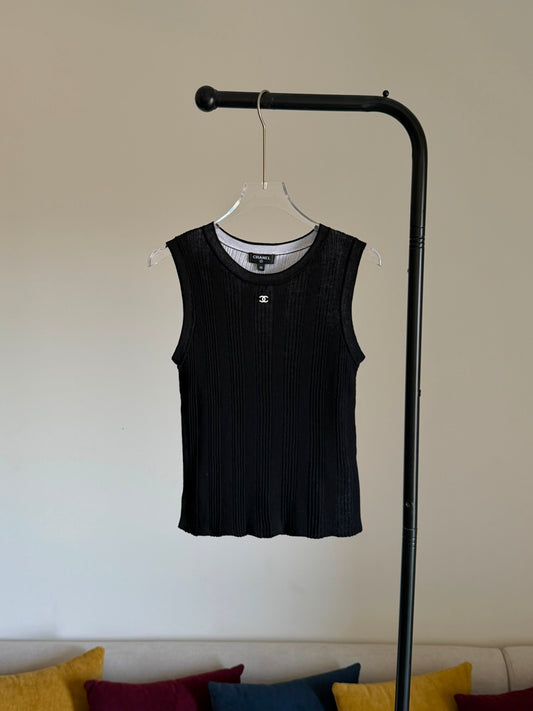 Chanel Knit Sleeveless Tank