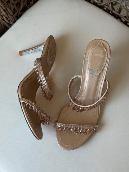 René Caovilla 80mm Chandelier Mules