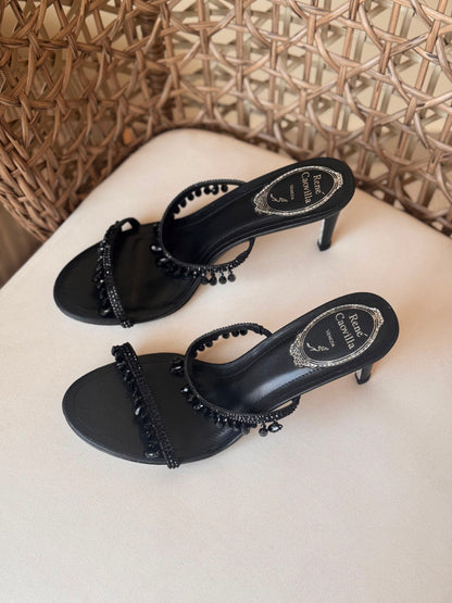 René Caovilla 80mm Chandelier Mules