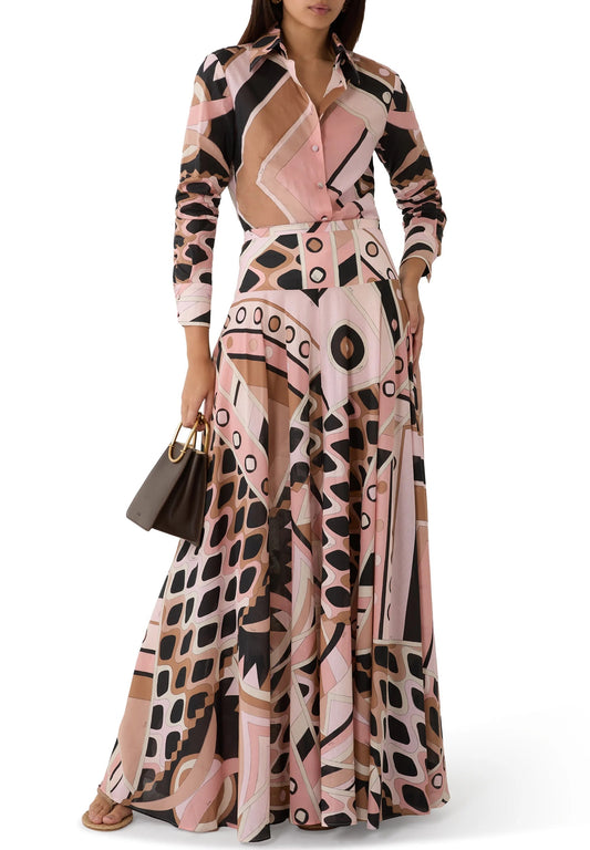 Buy Pucci Pink Vivara-print Shirt set