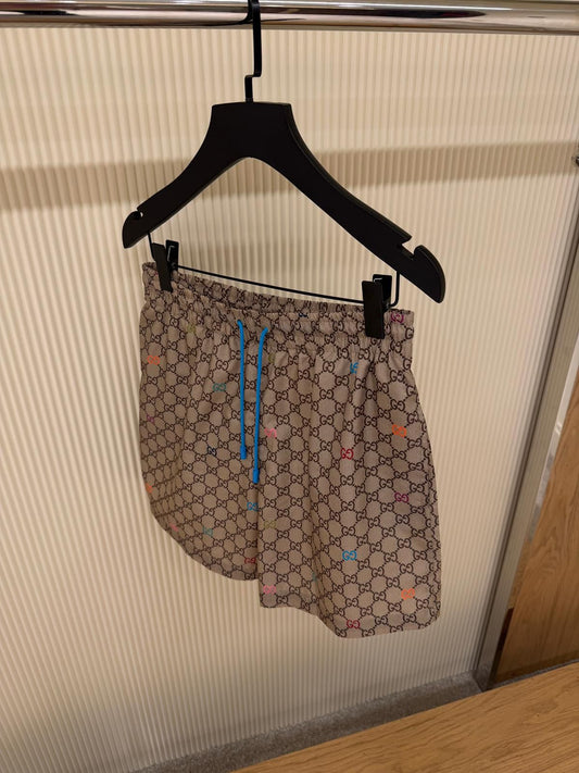 Gucci GG Supreme-print Swim Shorts
