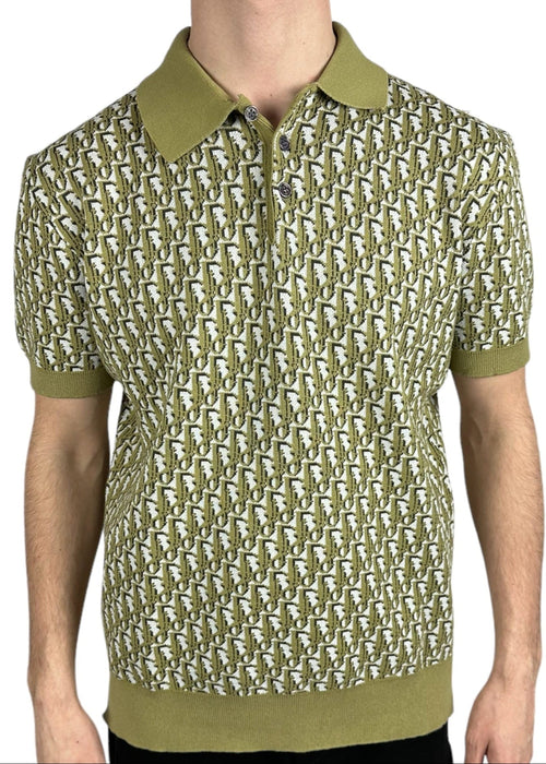 Dior Cashmere Polo Shirt "Green" Luxury Knit Polo UAE