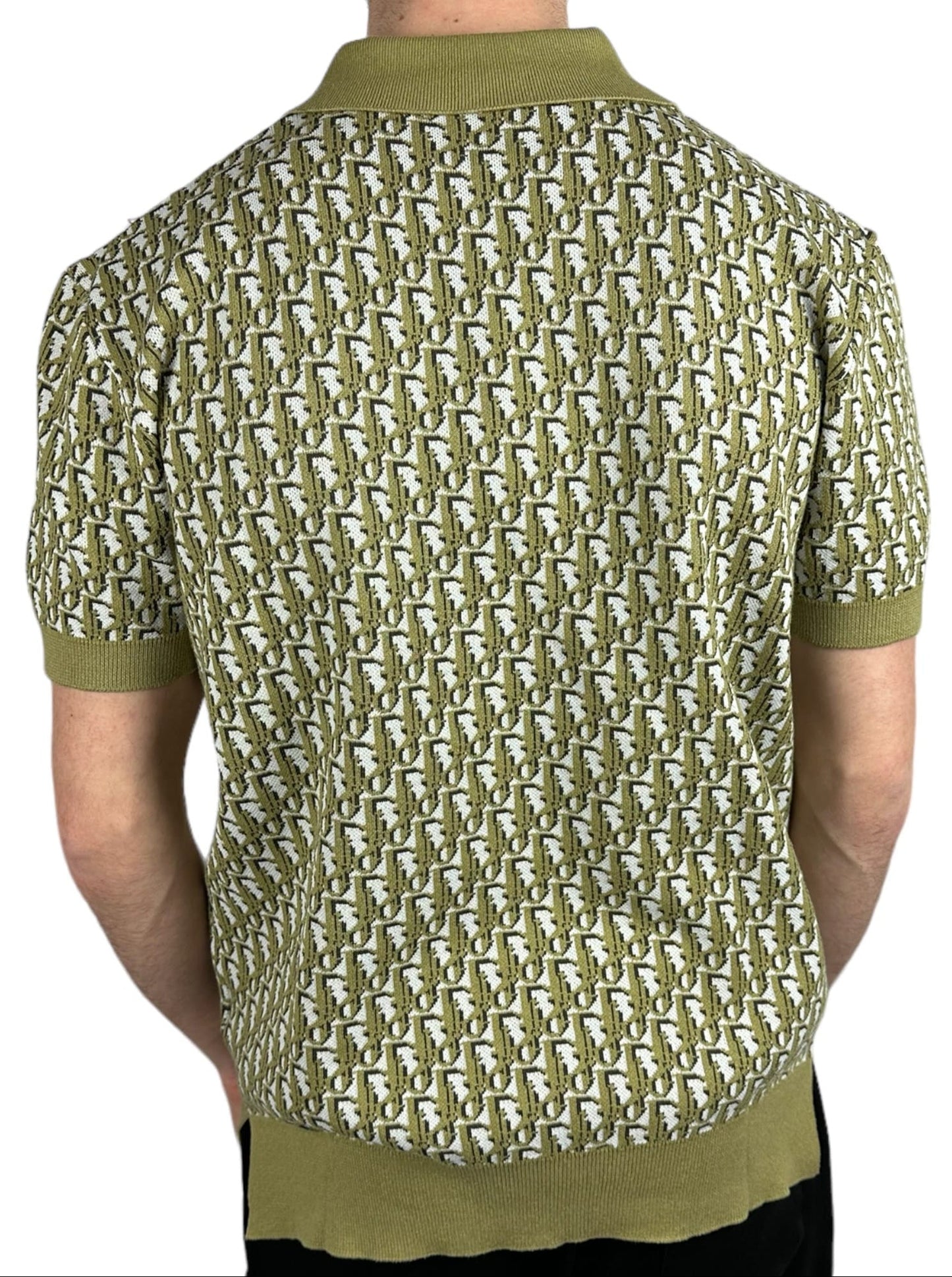 Dior Cashmere Polo Shirt "Green" Luxury Knit Polo UAE