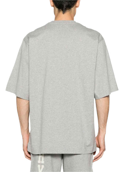 Givenchy 4G Cotton T-Shirt "Light Grey Melange" Logo Tee UAE