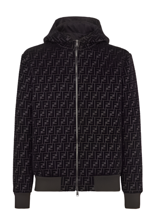 Fendi Black Jersey Sweatshirt Designer Sweatshirt UAE