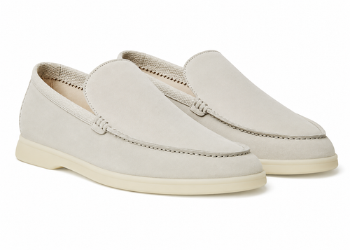 Loro Piana Summer Walk Loafer "Pearl" Soft Tone Loafers UAE