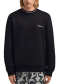 Roberto Cavalli Roses Regular Fit Crewneck Sweatshirt "Black" Designer Sweatshirt UAE