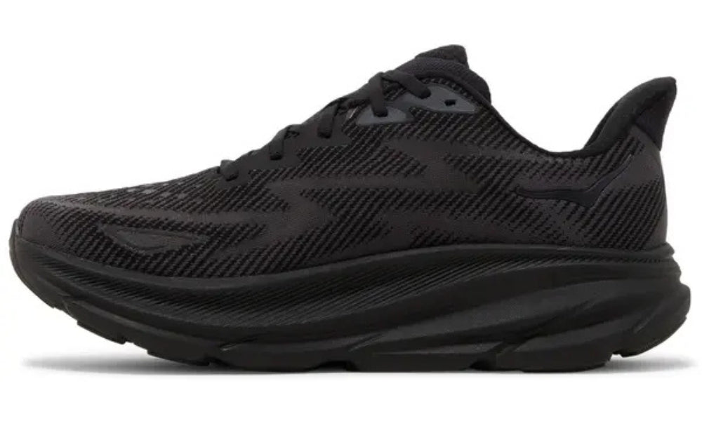 Hoka Clifton 9 "Black" Running Shoes UAE
