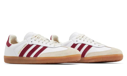 Sporty & Rich x Adidas Samba OG "White Core Burgundy" Premium Sneakers UAE