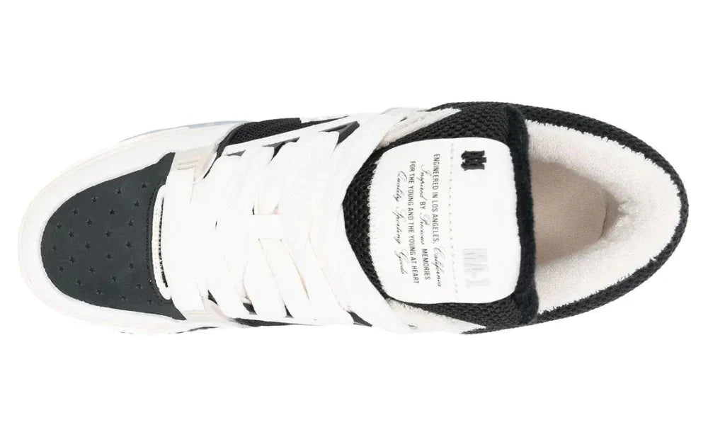 Amiri MA-1 "White Black" Contrast Sneakers UAE