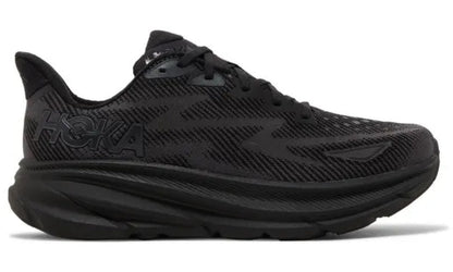 Hoka Clifton 9 "Black" Running Shoes UAE