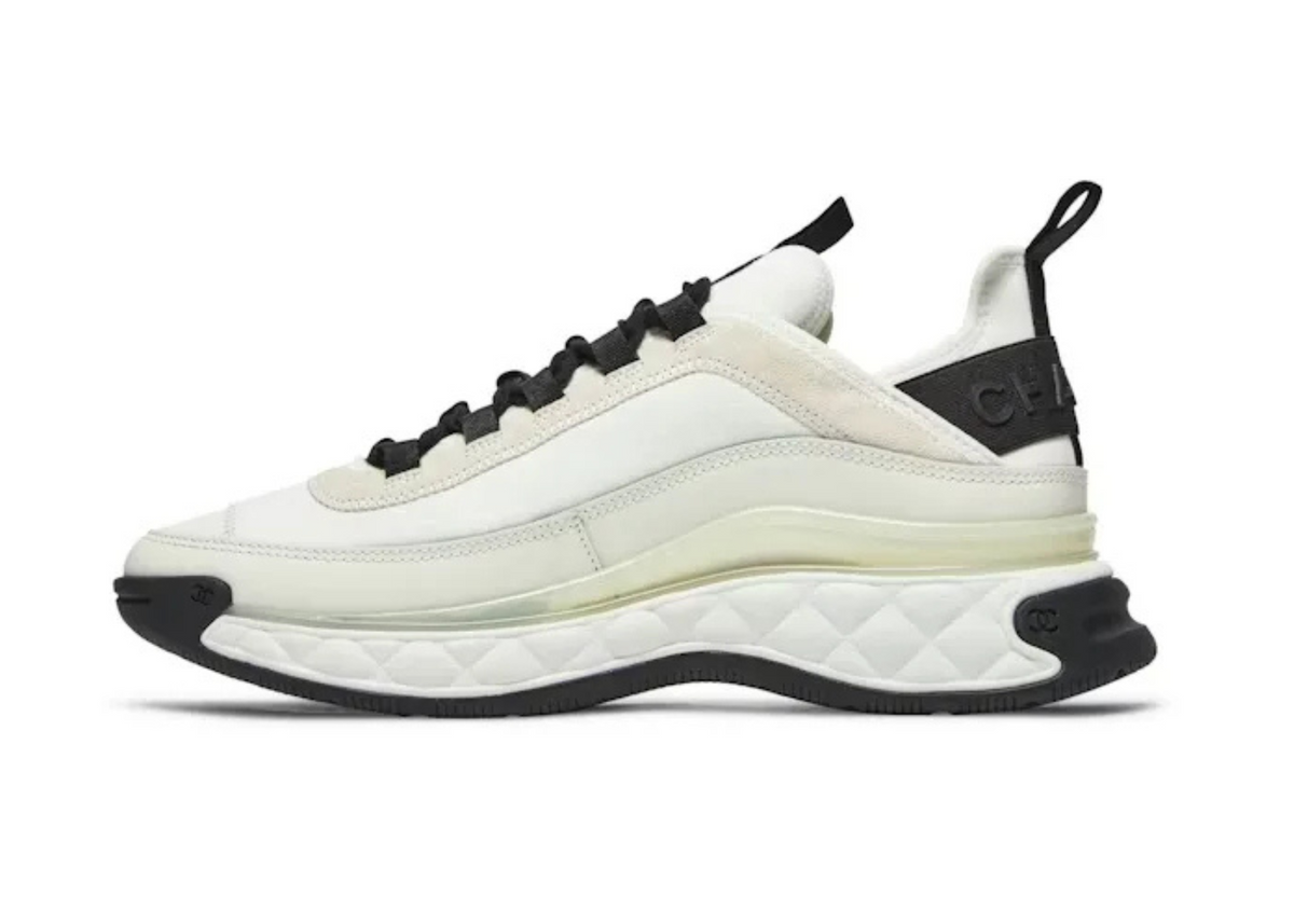 Chanel Velvet Calfskin Mixed Fibers Sneaker "Ivory" Elegant Designer Sneakers UAE