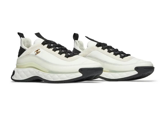 Chanel Velvet Calfskin Mixed Fibers Sneaker "Ivory" Elegant Designer Sneakers UAE