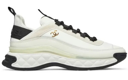 Chanel Velvet Calfskin Mixed Fibers Sneaker "Ivory" Elegant Designer Sneakers UAE