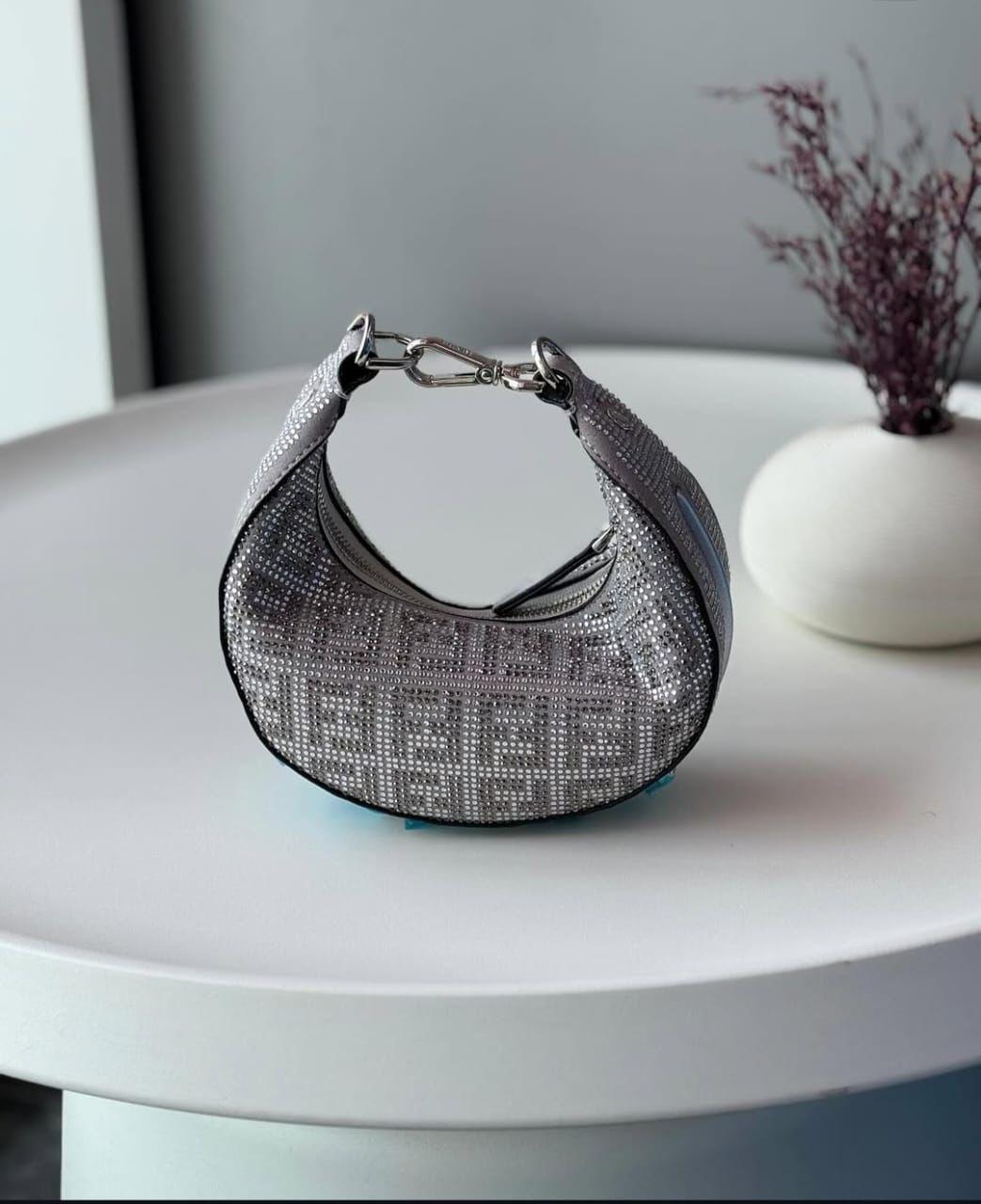Fendi bag silver