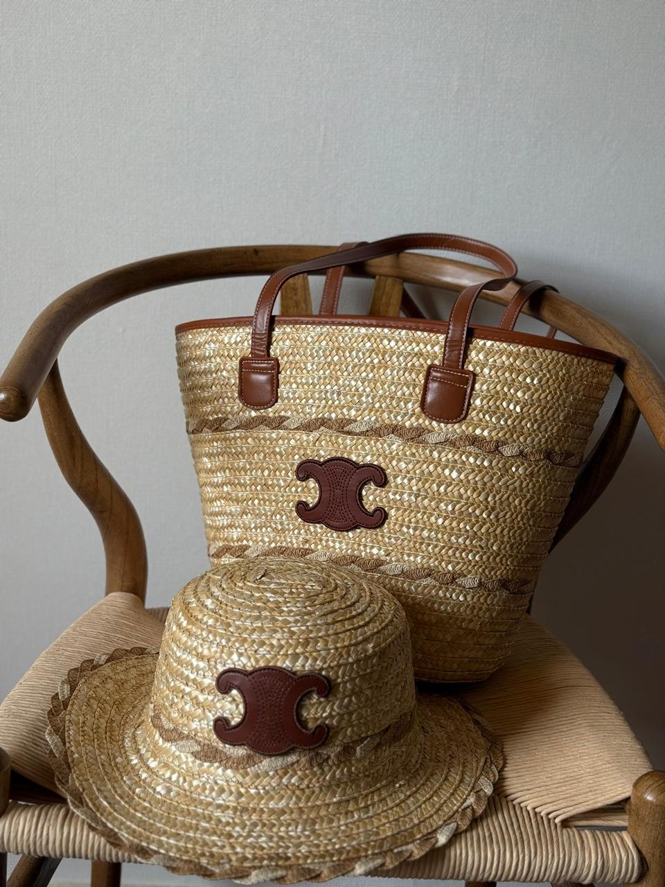 Celine bag tote & hat -beach set