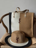YSL bag tote & hat -beach set