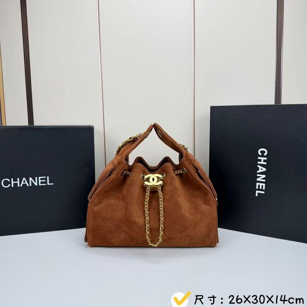 Chanel bag suede