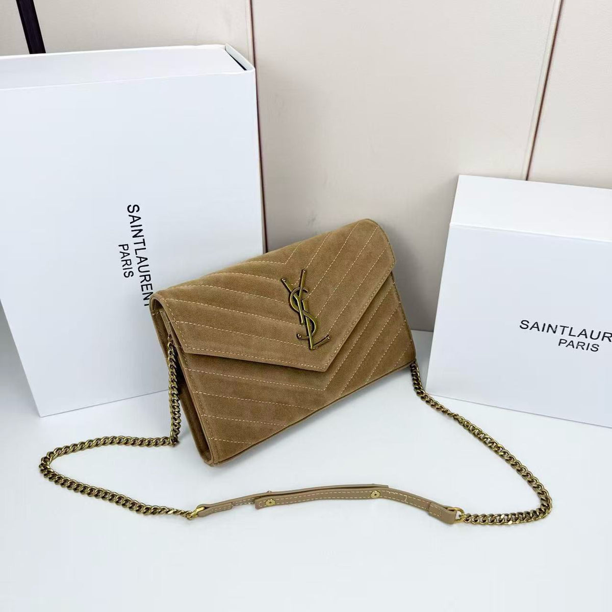 Ysl bag suede