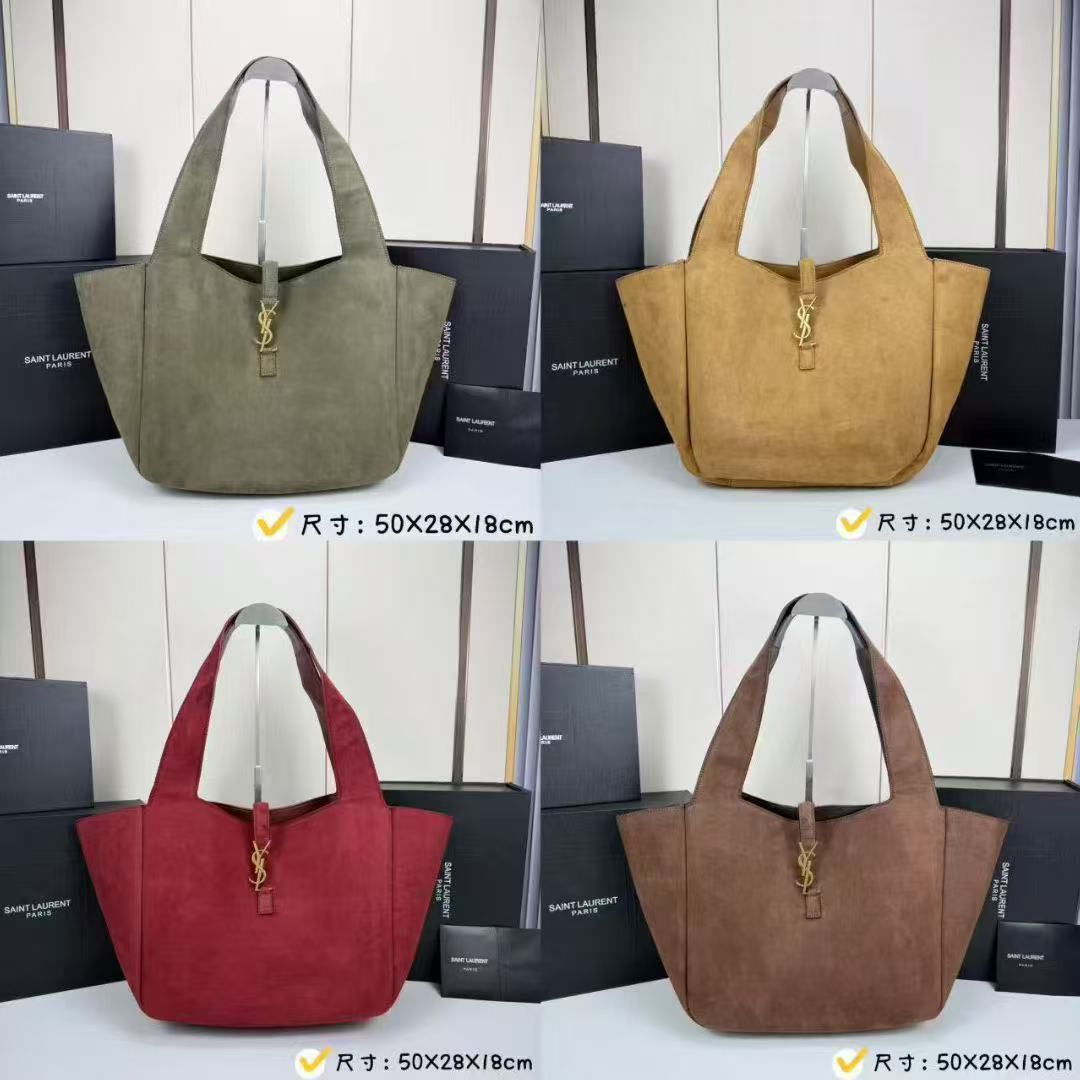 Ysl bag tote - suede