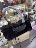 Balenciaga bag suede