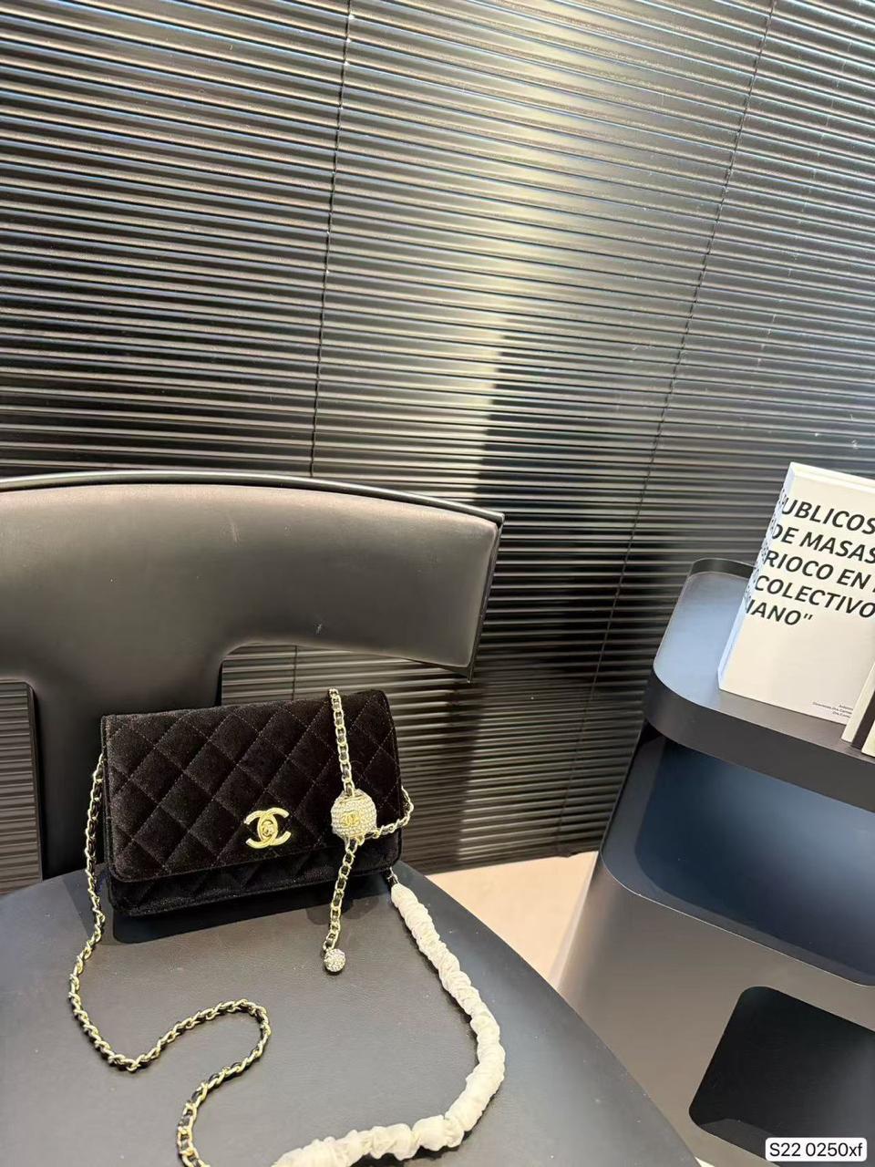 Chanel bag suede