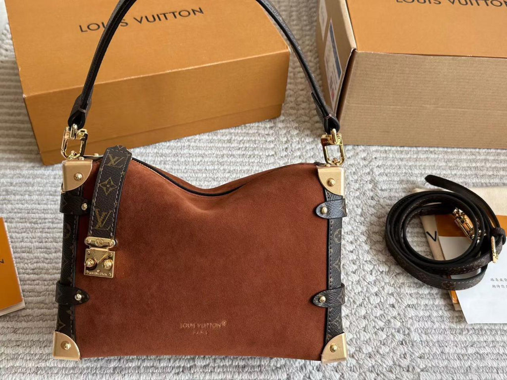 Lv bag suede