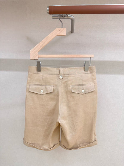 Loro Piana Linen shorts