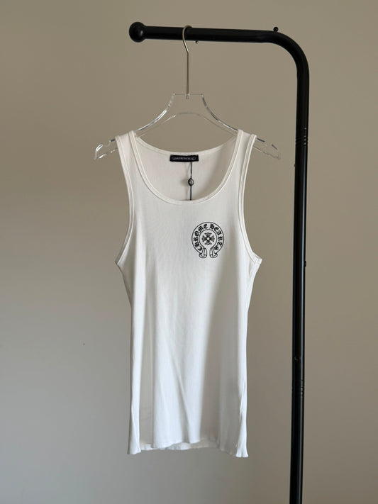 Chrome Hearts horseshoe-motif Ribbed Tank Top