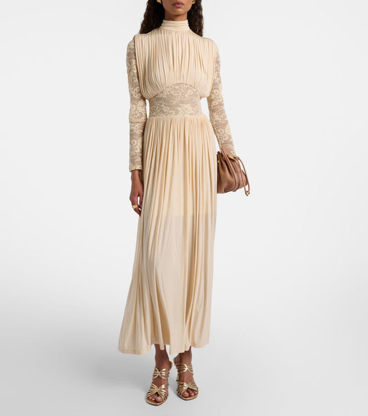 Zimmermann Neutral Rebellion Draped Dress