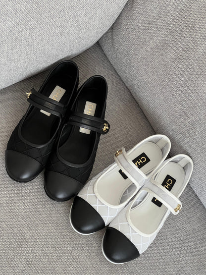 CHANEL Mary Jane Ballet Flats