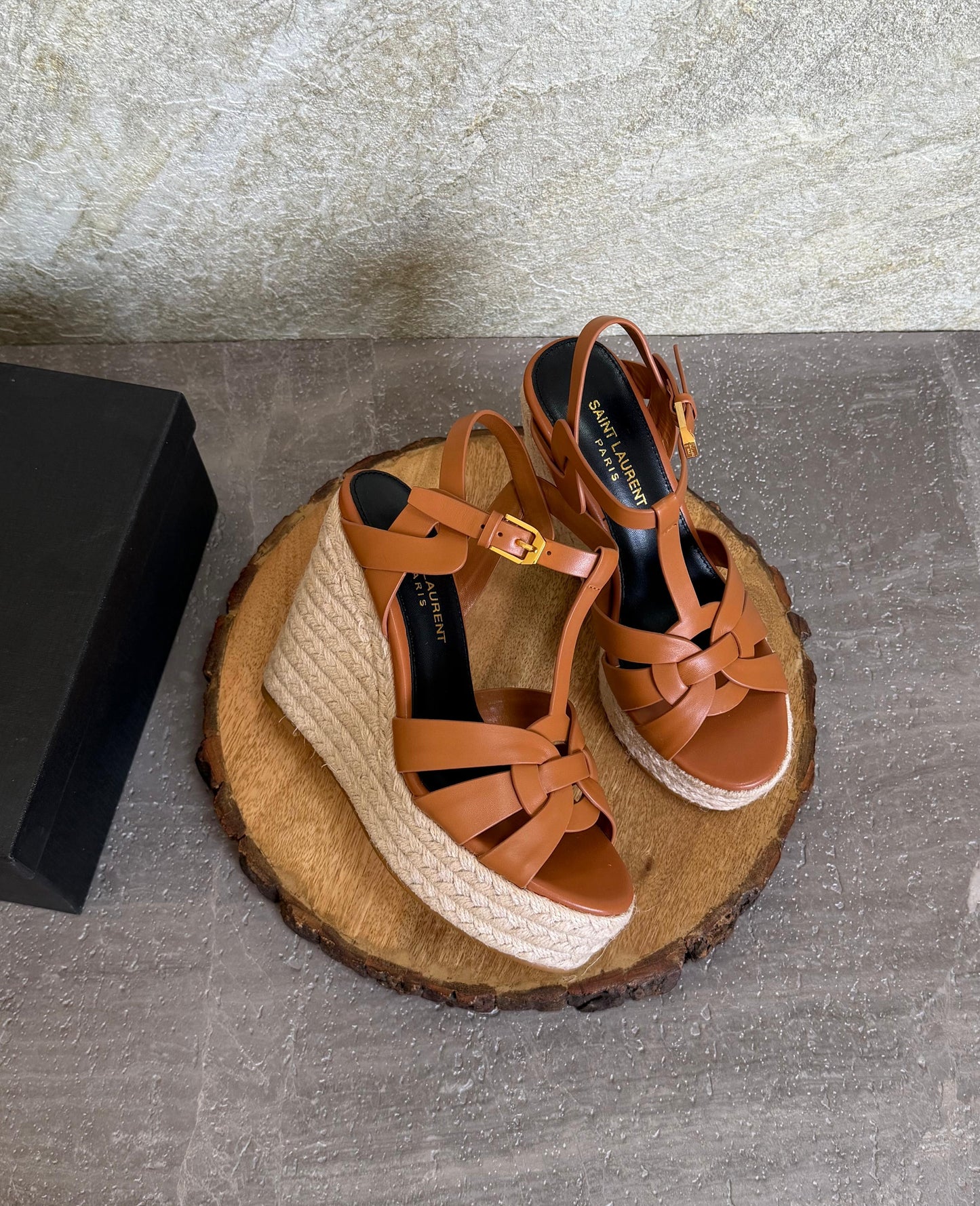 YSL Espadrilles Wedge Sandals