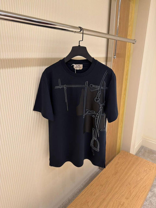 Hermes Harnais en Gouache 3D t-shirt