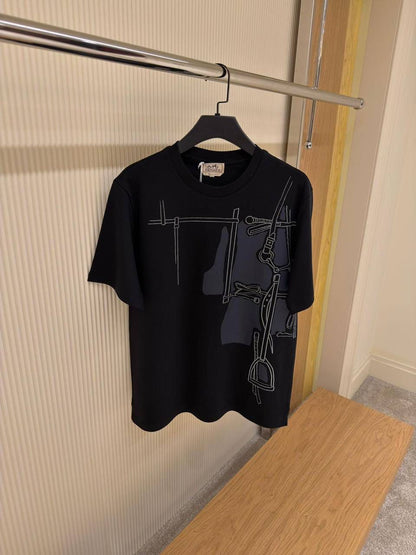 Hermes Harnais en Gouache 3D t-shirt