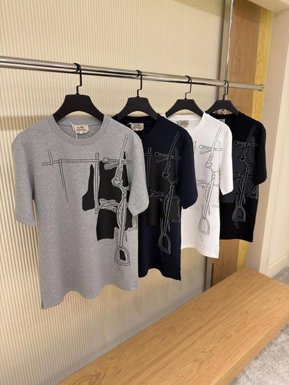 Hermes Harnais en Gouache 3D t-shirt