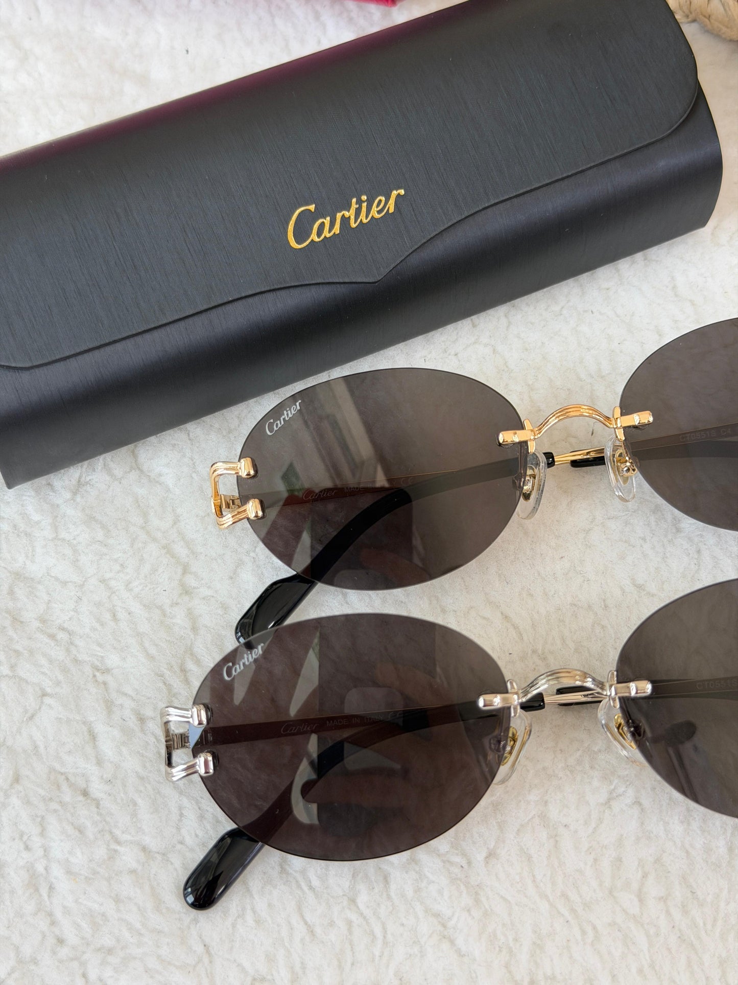 Cartier Eyewear oval-frame Sunglasses