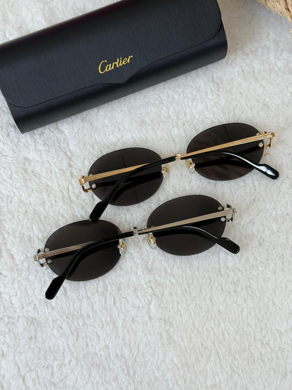 Cartier Eyewear oval-frame Sunglasses
