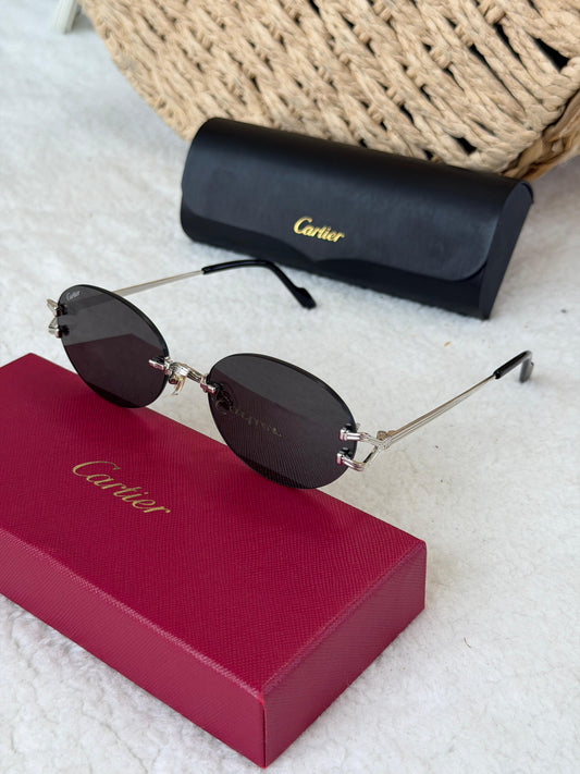 Cartier Eyewear oval-frame Sunglasses