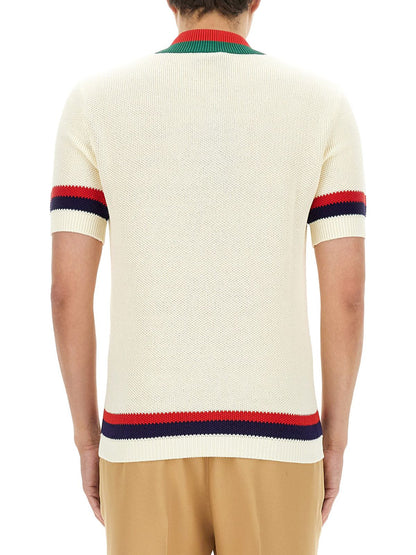 Gucci Neutral Polo Shirt