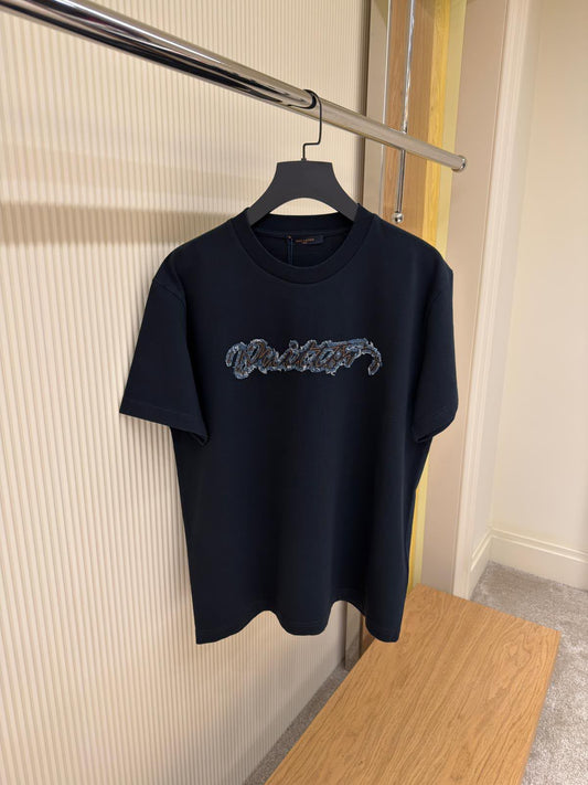 Louis Vuitton Denim Signature Short-Sleeved T-Shirt